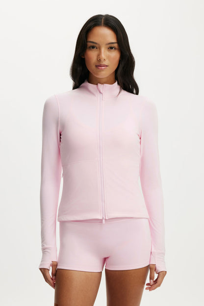 Ultra Soft Zip Through Jacket