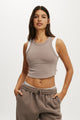 Active Rib Curved Hem Tank