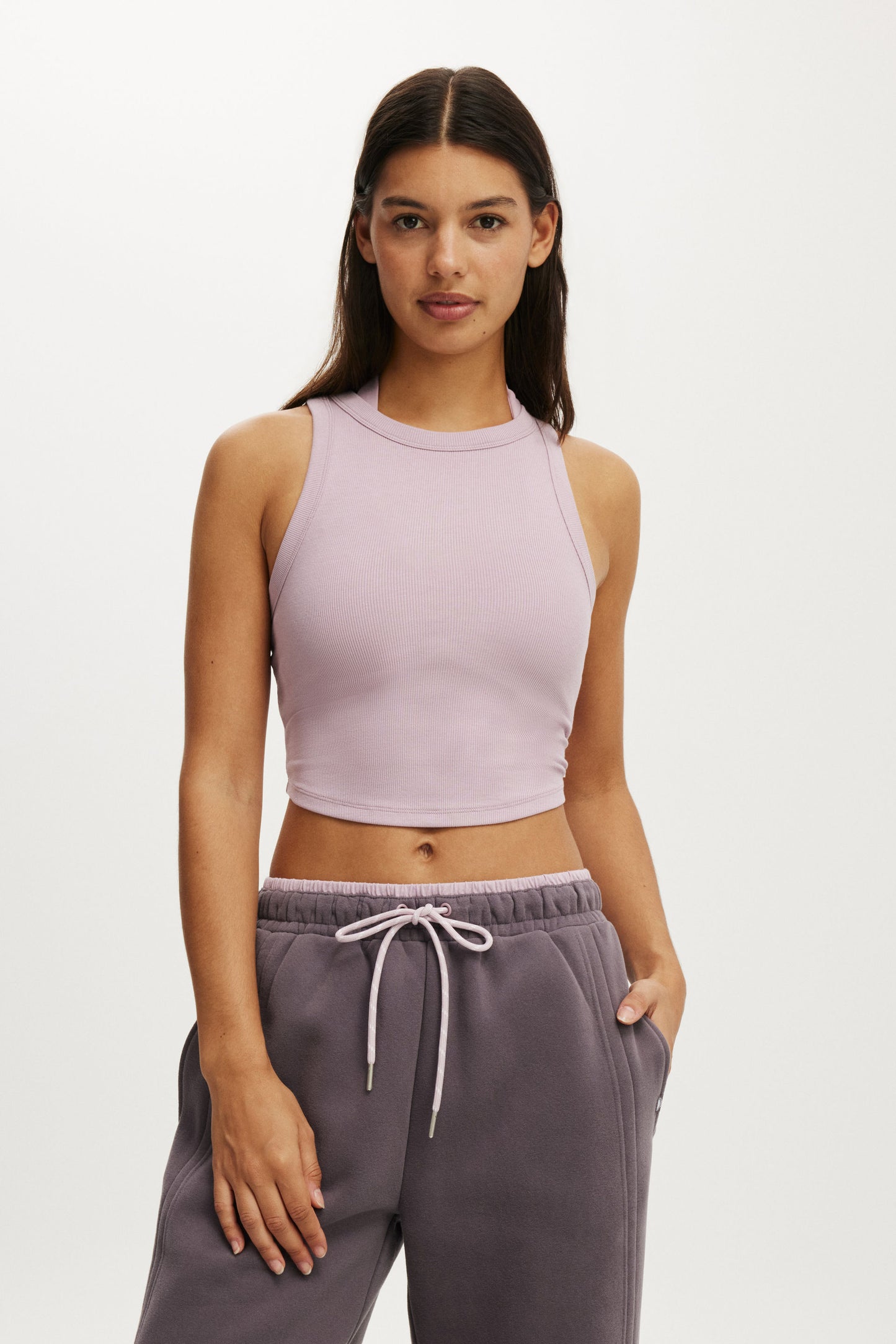 Active Rib Curved Hem Tank