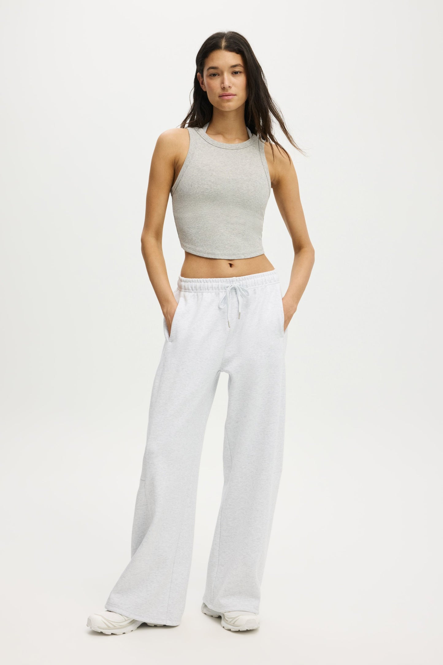 Summer Fleece Adjustable Hem Sweatpant