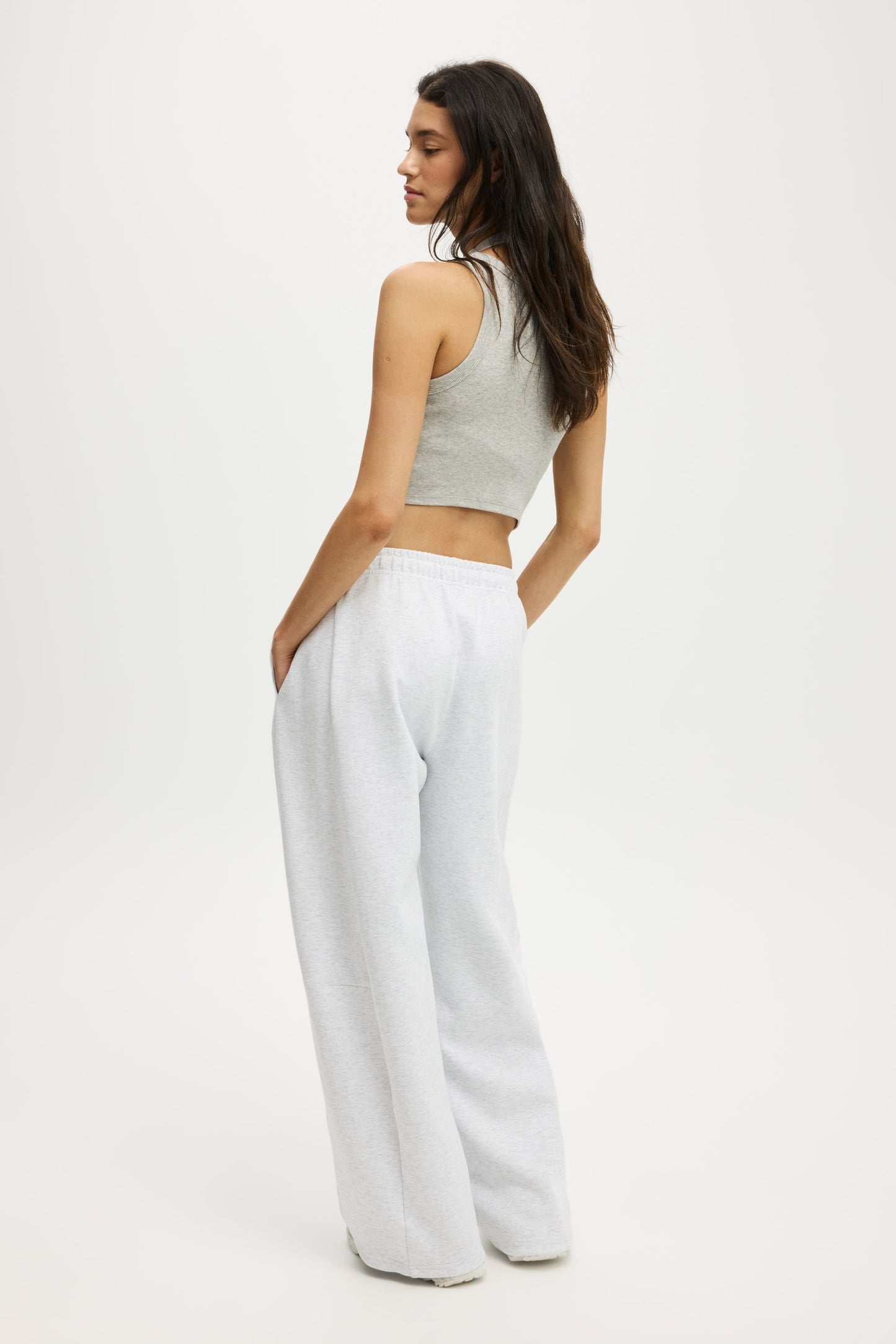 Summer Fleece Adjustable Hem Sweatpant