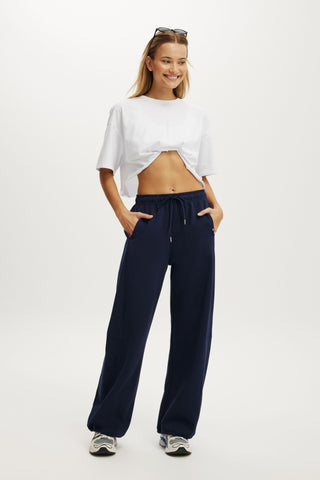 Summer Fleece Adjustable Hem Sweatpant