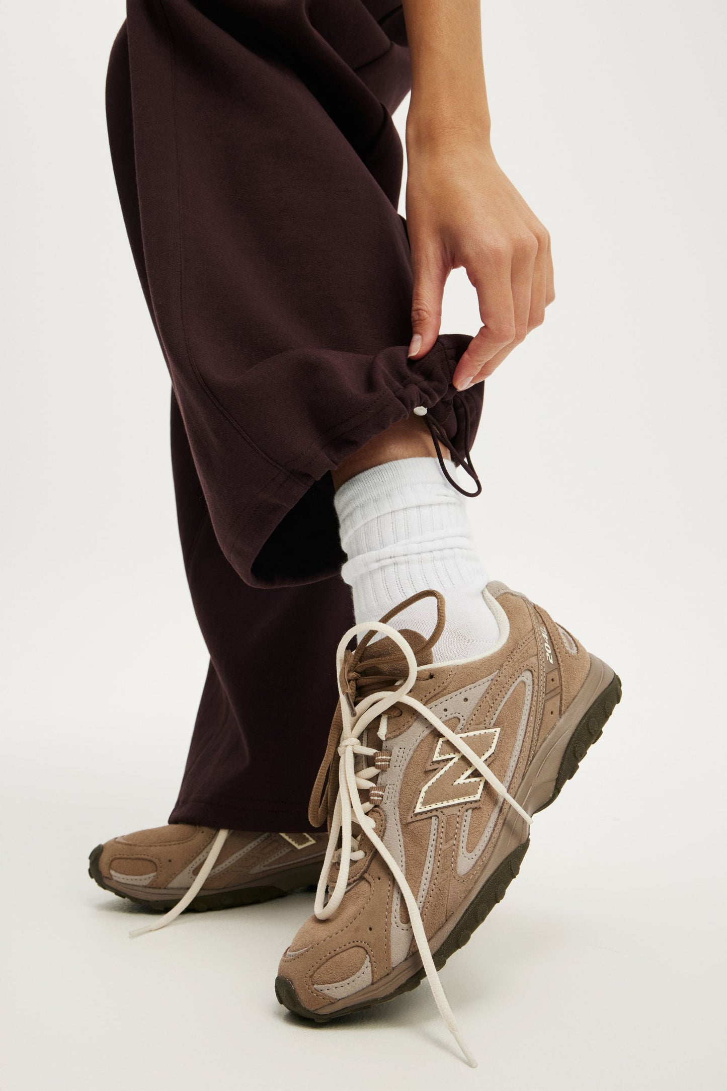 Summer Fleece Adjustable Hem Sweatpant