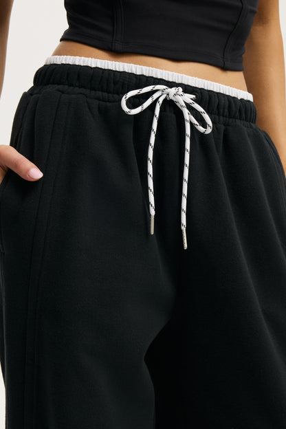 Plush Double Waistband Sweatpant