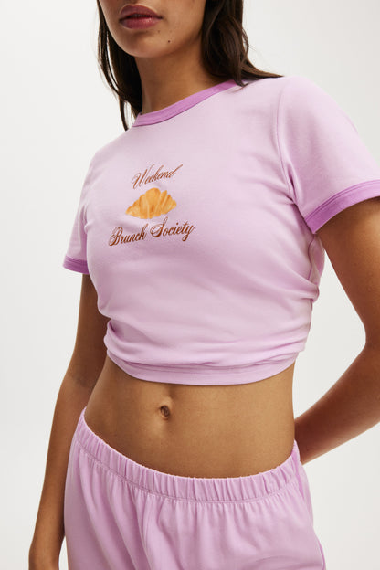 Dreamy Soft Ringer Baby Tee