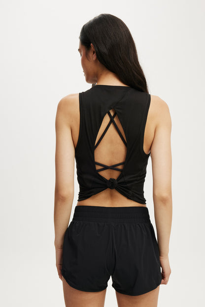 Active Open Back Muscle Tank