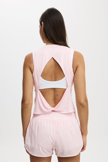 Active Open Back Muscle Tank