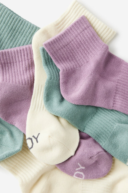 Body Qtr Crew Sock 3Pk