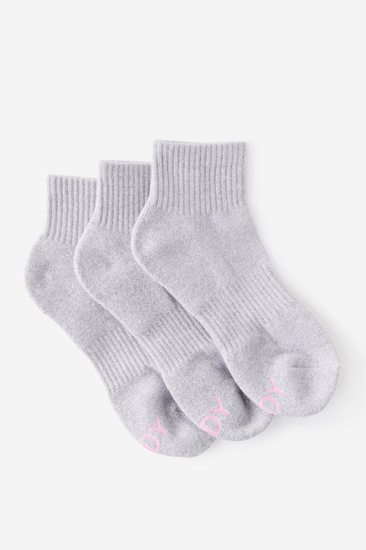 Body Qtr Crew Sock 3Pk