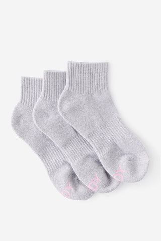 Body Qtr Crew Sock 3Pk