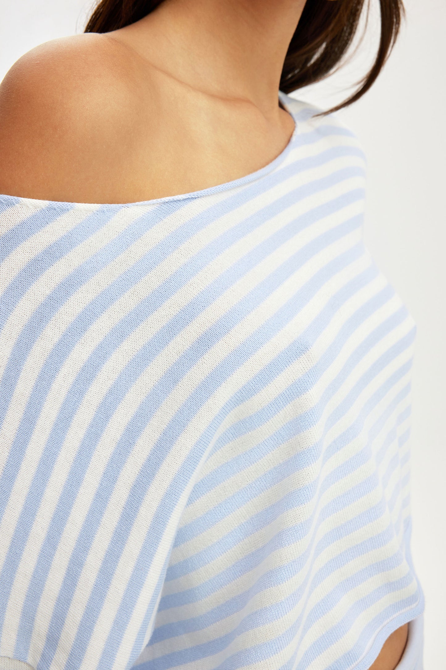 Off The Shoulder Cropped Knit