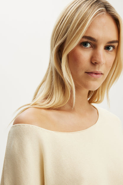 Off The Shoulder Cropped Knit