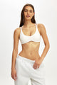 Ultra Soft Scrunch Front Strappy Crop