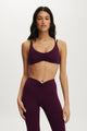 Ultra Soft Scrunch Front Strappy Crop