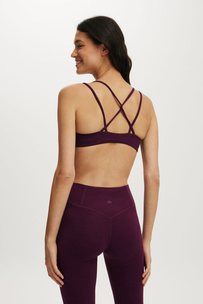 Ultra Soft Scrunch Front Strappy Crop