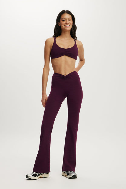Ultra Soft Scrunch Front Strappy Crop