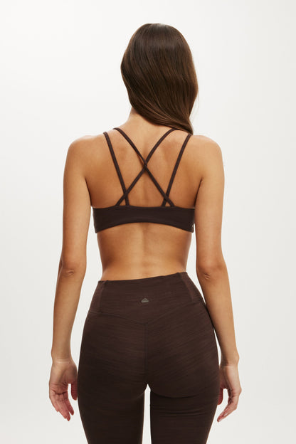 Ultra Soft Scrunch Front Strappy Crop