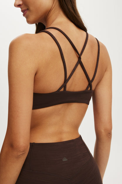 Ultra Soft Scrunch Front Strappy Crop