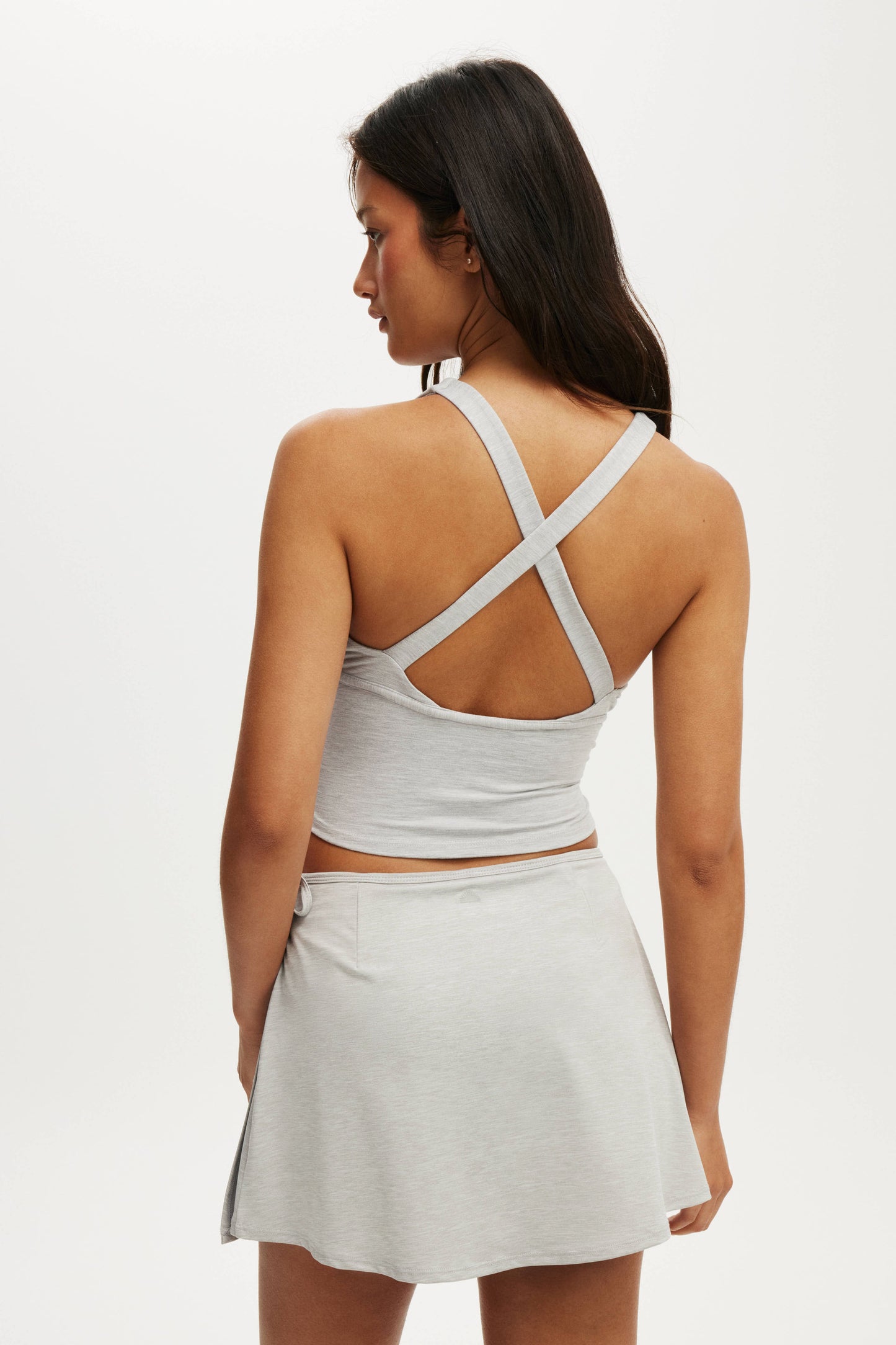 Active Wrap Skirt With Tie