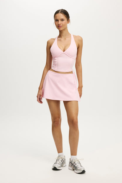 Active Wrap Skirt With Tie