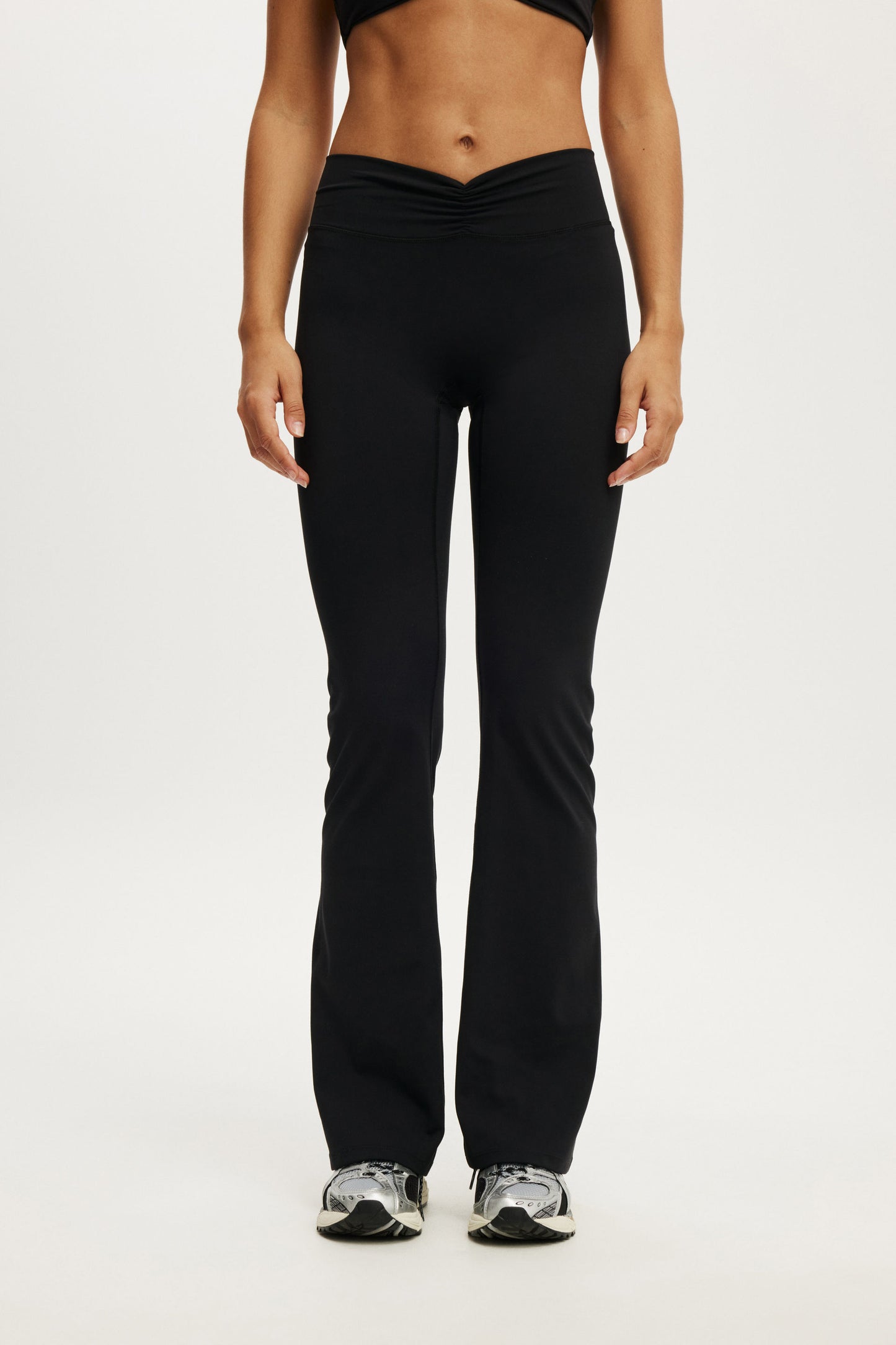 Ultra Soft Scrunch Front Flare