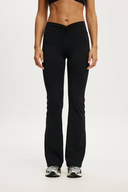 Ultra Soft Scrunch Front Flare