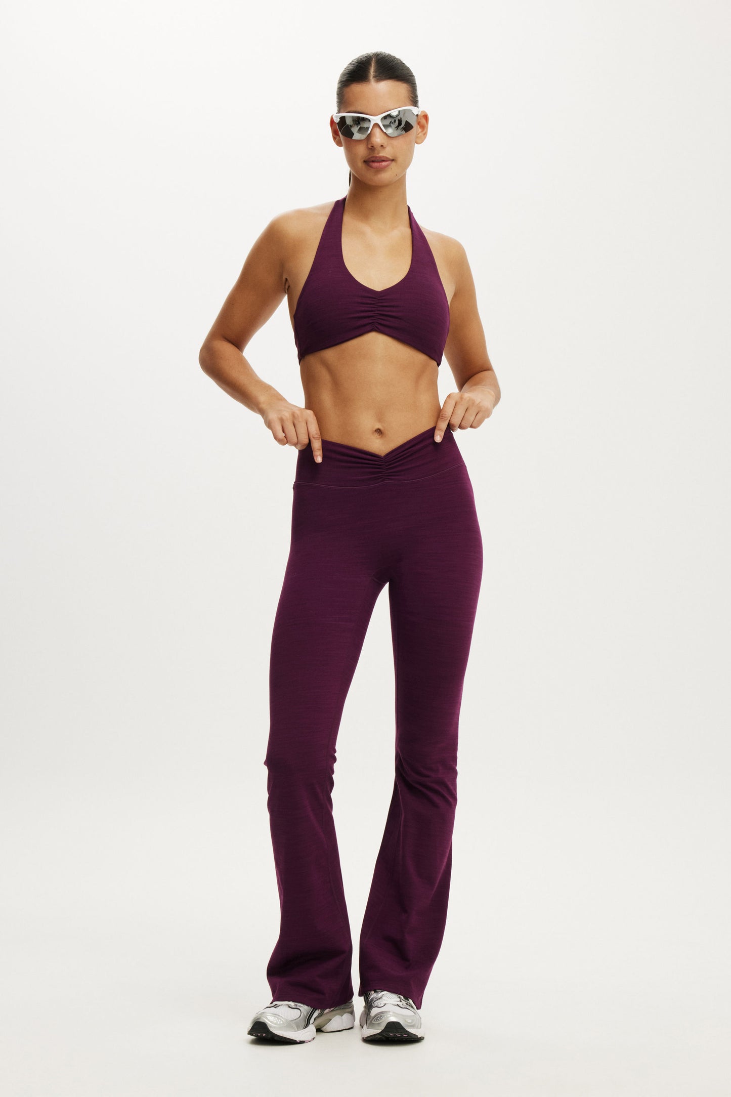 Ultra Soft Scrunch Front Flare