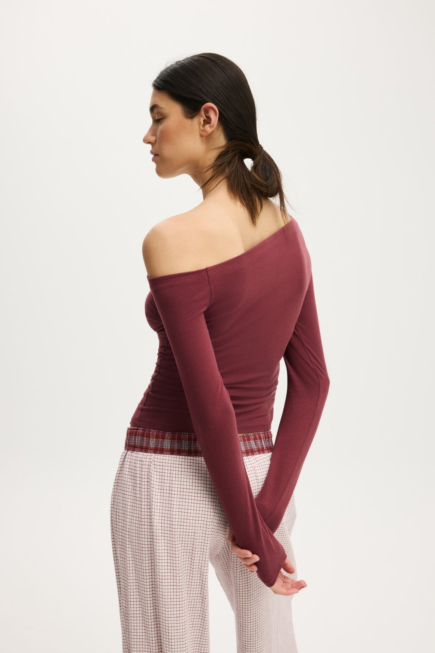 Dreamy Soft Off The Shoulder Long Sleeve