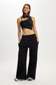 Fleece Wide Leg Sweatpant