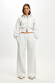 Fleece Wide Leg Sweatpant