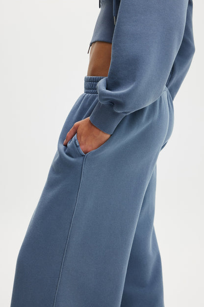Fleece Wide Leg Sweatpant