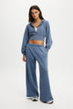 Fleece Wide Leg Sweatpant
