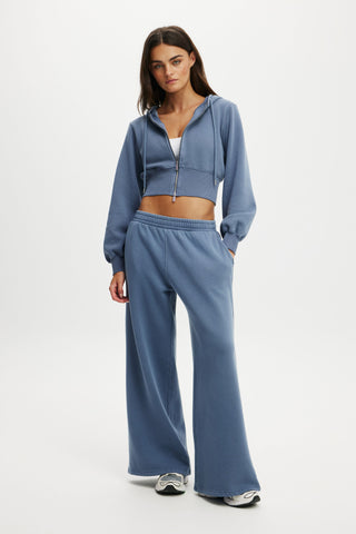 Fleece Wide Leg Sweatpant