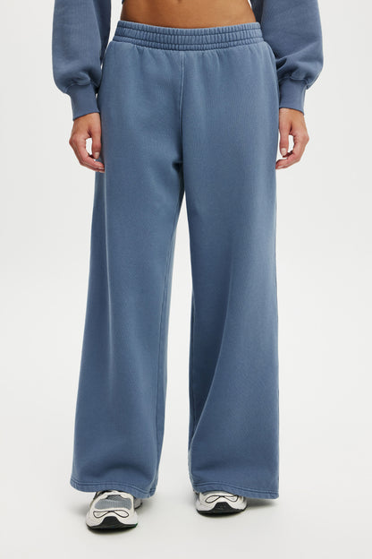 Fleece Wide Leg Sweatpant