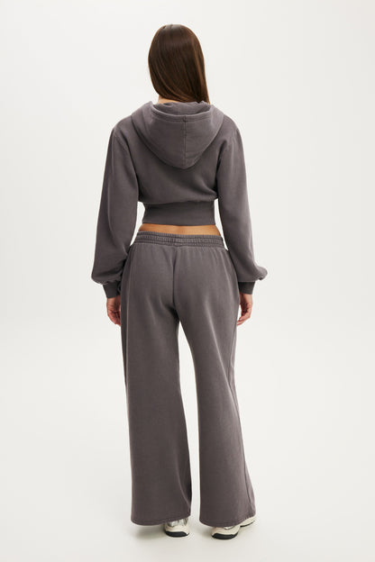 Fleece Wide Leg Sweatpant