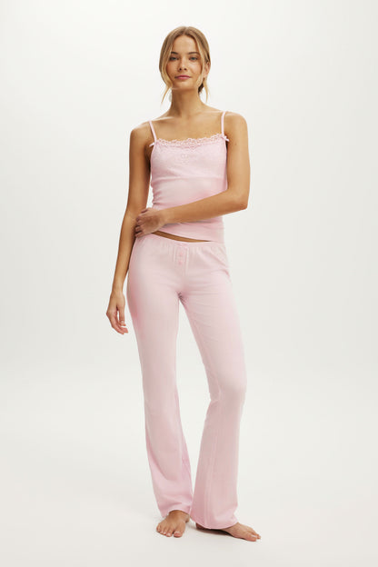 Dreamy Soft Lace Overlay Cami