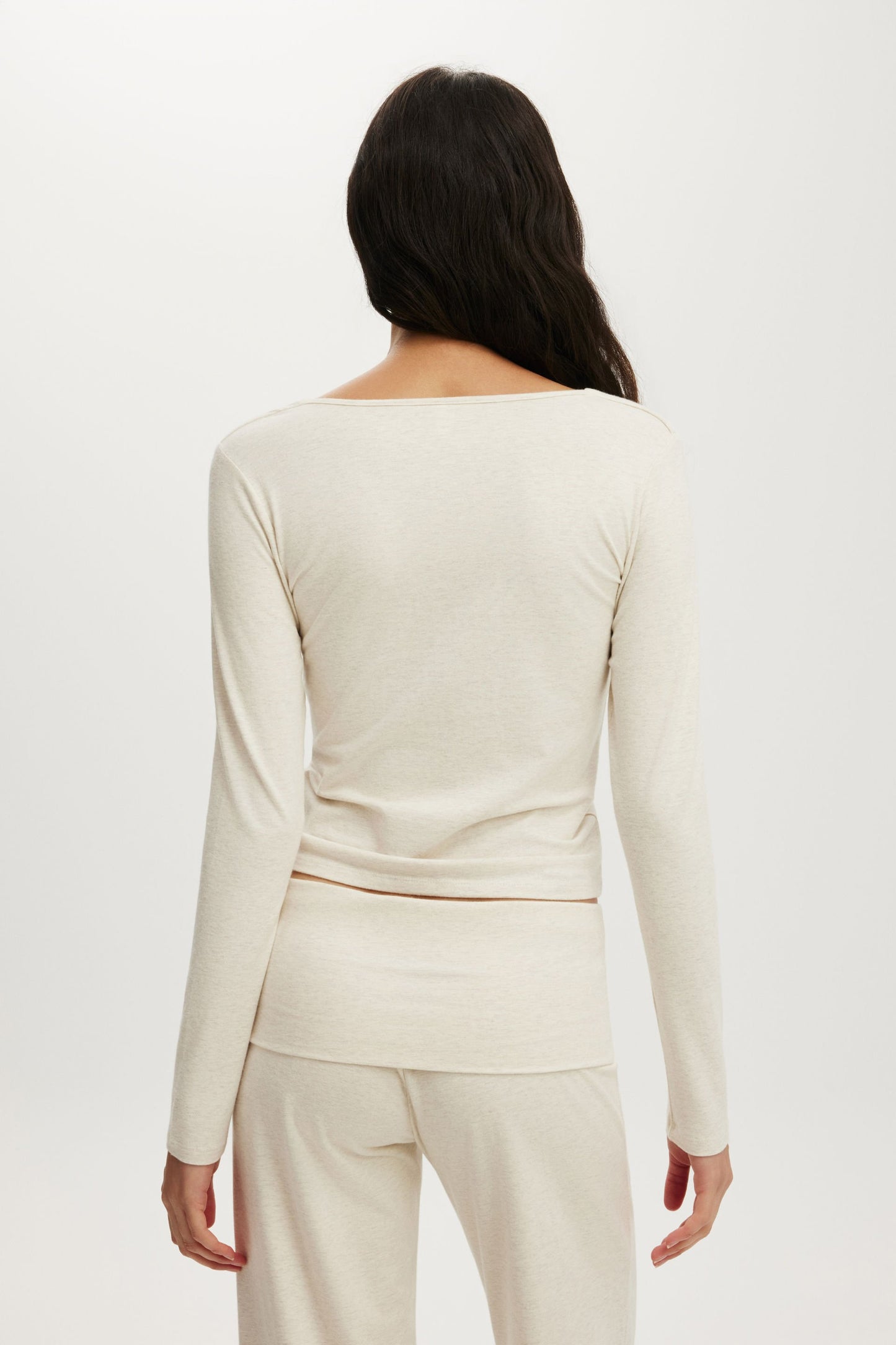 Dreamy Soft Twist Detail Top