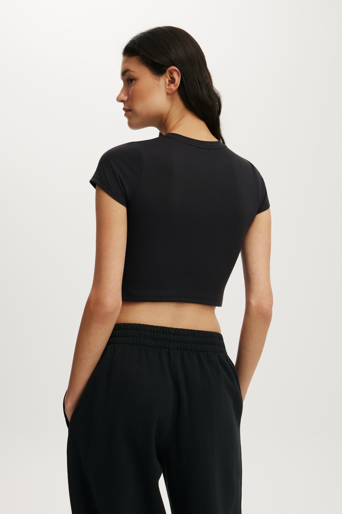 Ultra Soft Cropped Fitted Tshirt