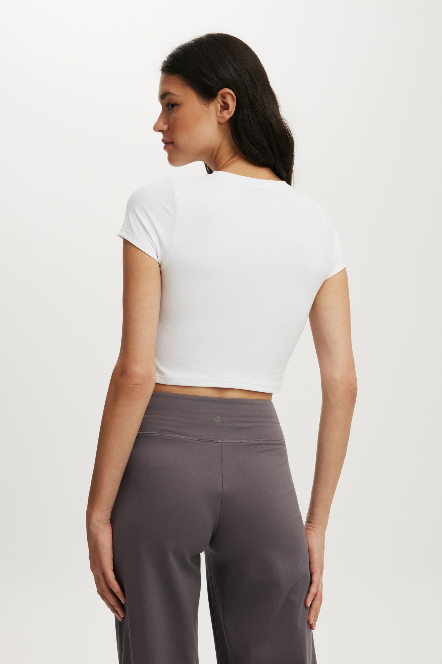Ultra Soft Cropped Fitted Tshirt