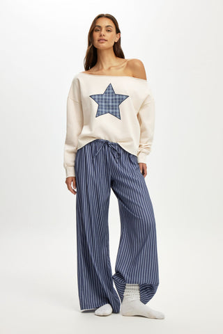 Cloud Soft Flannel Wide Leg Pant