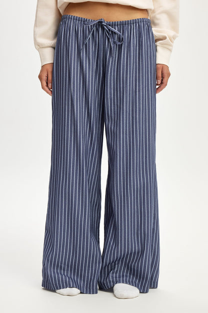 Cloud Soft Flannel Wide Leg Pant