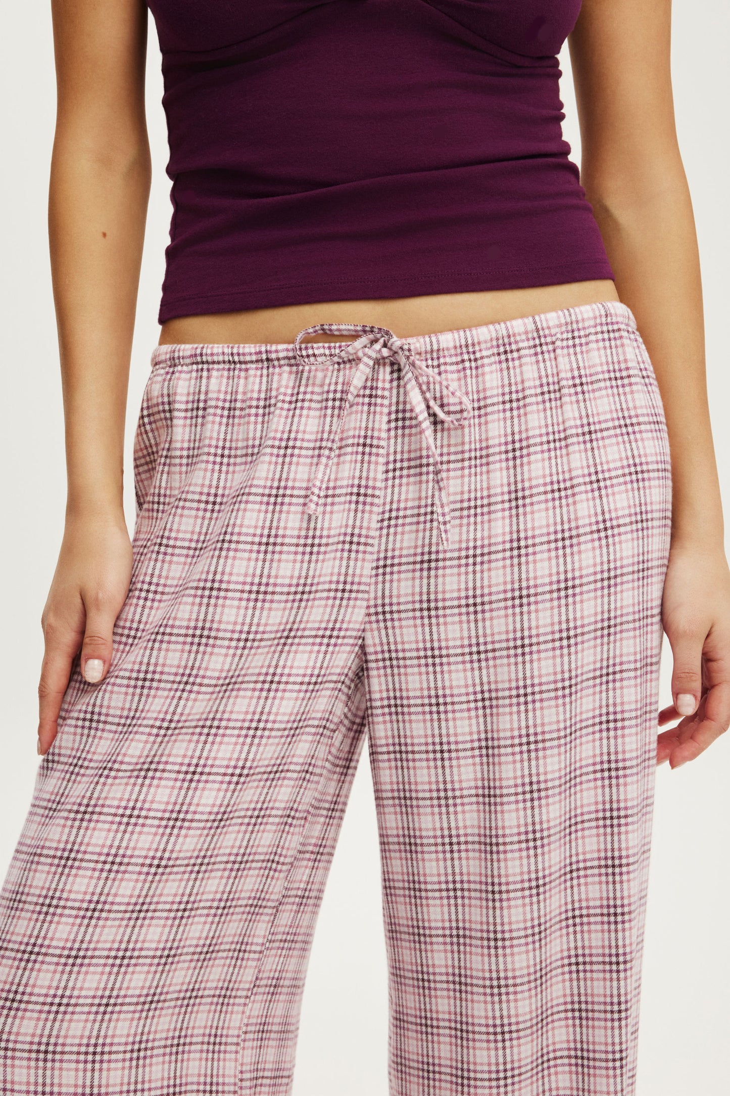 Cloud Soft Flannel Wide Leg Pant