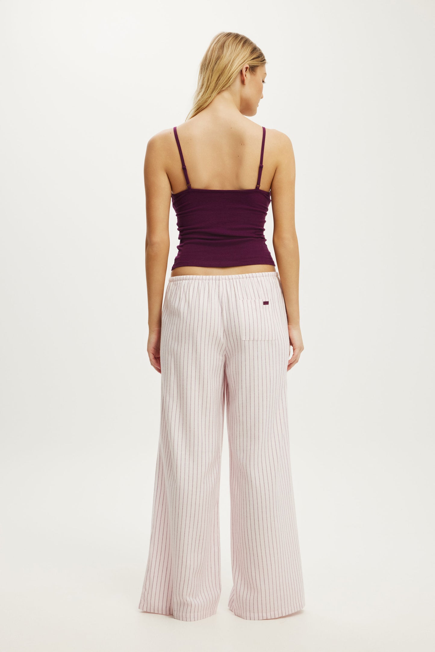 Cloud Soft Flannel Wide Leg Pant