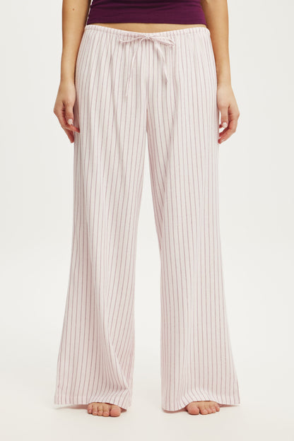 Cloud Soft Flannel Wide Leg Pant