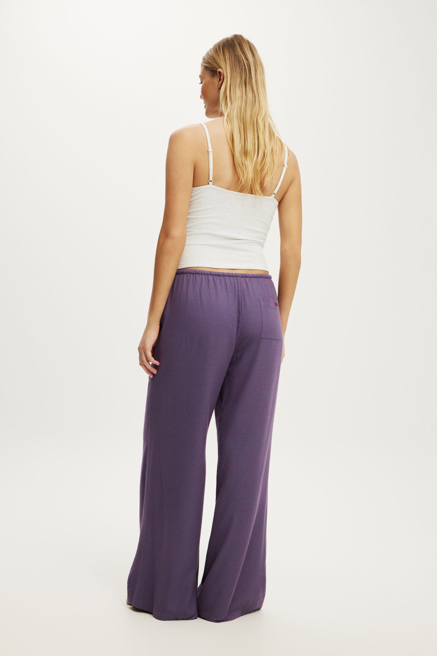 Cloud Soft Flannel Wide Leg Pant