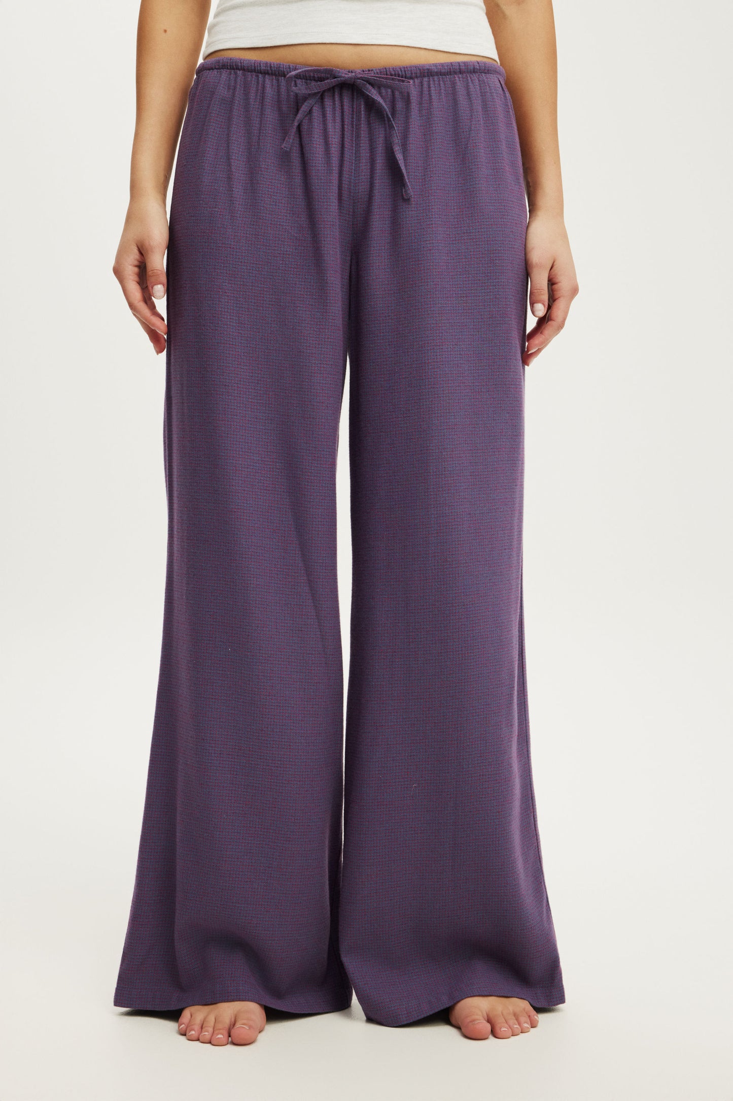 Cloud Soft Flannel Wide Leg Pant