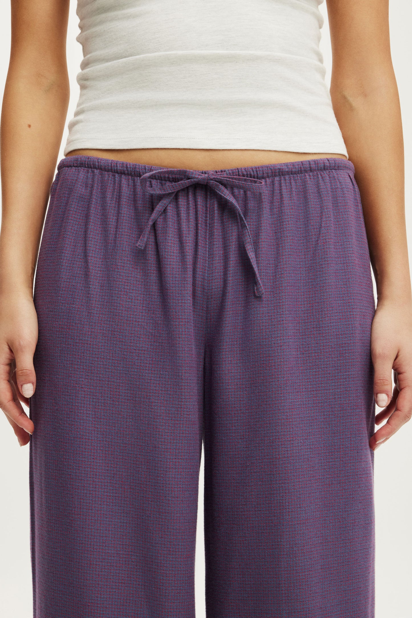 Cloud Soft Flannel Wide Leg Pant