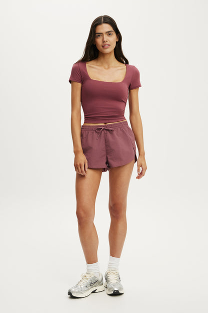 Ultra Soft Square Neck Fitted Tshirt