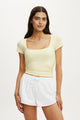 Ultra Soft Square Neck Fitted Tshirt