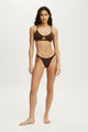 Branded Dip Front Cotton Tanga G String